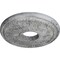 Ekena Millwork Tirana Medallion (Canopies up to 4 3/4"), 13 7/8"OD x 3 3/4"ID x 1 1/4"P, Ultra Pure White Crackle CM13TIUWC - alternate 3